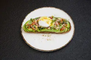 Ayza Brunch Menu, Avocado Toast 