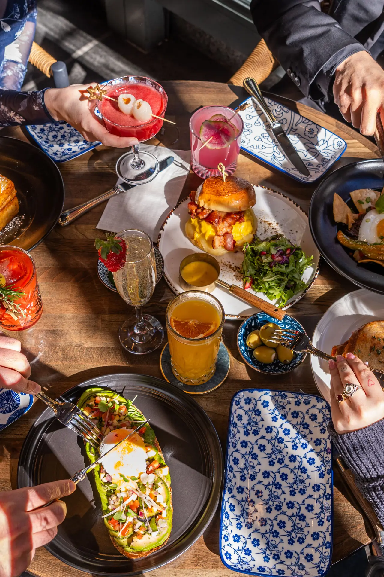 Searching for "brunch near me open now" or "brunch near me with mimosas"? Ayza NYC offers an elevated weekend brunch experience in Midtown Manhattan. Enjoy chef-crafted dishes, warm ambiance, and sparkling brunch cocktails served Friday to Sunday, 11AM–4PM. If you're wondering "what time does brunch end" or "where to eat brunch near me," Ayza is within 5 miles of most NYC neighborhoods and ready to welcome you. Discover why locals and visitors choose Ayza when looking for the best brunch near them—make your reservation today.
