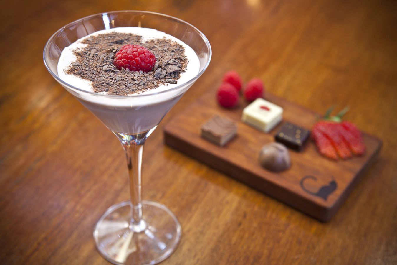 Raspberry Chocolate Martini w 80%